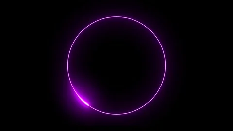 Violet Ring Solar Eclipse Visual Effect ring of fire Stock Footage 318634217