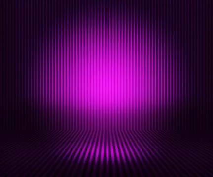 Violet room spotlight backdrop Stock-Illustration