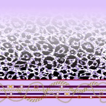 Violet seamless pattern with belts Stock Illustration