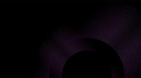 Violet shiny circular lines abstract futuristic tech background 스톡 일러스트