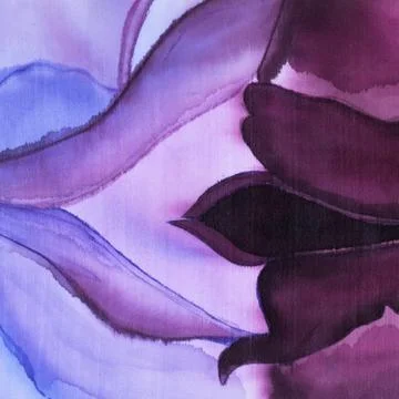 Violet silk batik Illustrazione stock