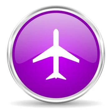 Violet - silver circle web icon Ilustración de archivo