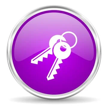 Violet - silver circle web icon 스톡 일러스트
