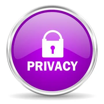 Violet - silver circle web icon Ilustración de archivo