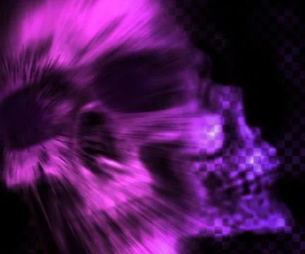 Violet skull scary background Stock Illustration