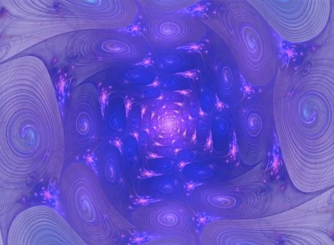 Violet spiral Stock Illustration