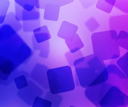 Violet squares bokeh Ilustração Stock