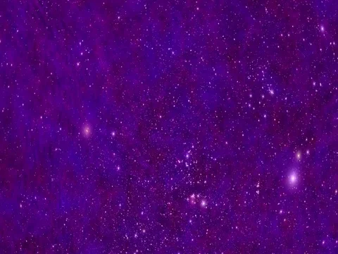 Violet Star Flight Stock Footage 70030176