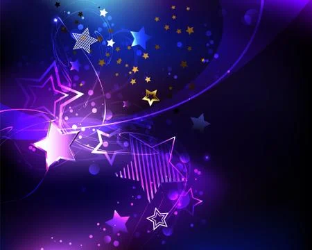 Violet star Иллюстрация