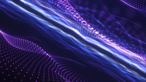 Violet Stream Flow Stock Footage 310147888