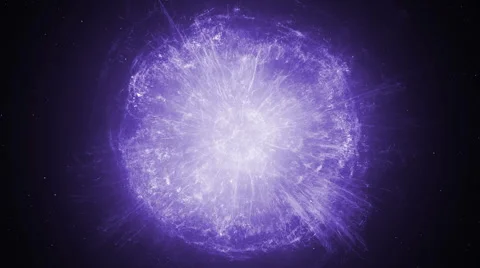 Violet supernova explosion 스톡 동영상 54709512