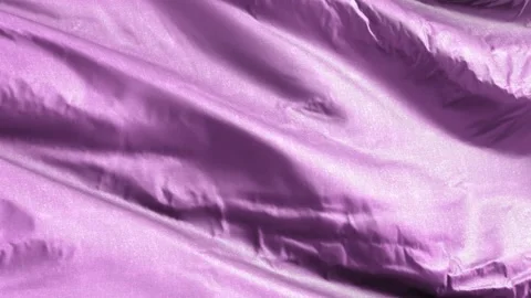 Violet textile fabric waving on the wind background. Solid Color Tone. Full f 스톡 동영상 197429272