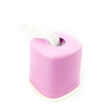 Violet tissues box Stock Photos