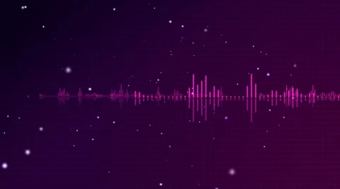 Violet Tone-Modulated Wave Stock Footage 919792