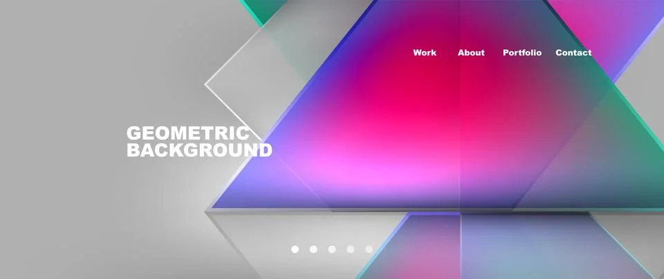 Violet triangles on a gray background, creating a geometric pattern 스톡 일러스트