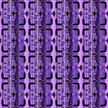 Violet tribal 3d vector seamless pattern. Geometry ornamental background. Ethnic Illustrazione stock