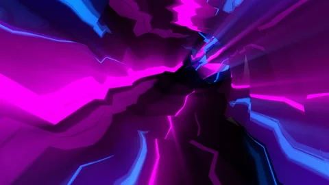 Violet Tunnel Stock Footage 125264014
