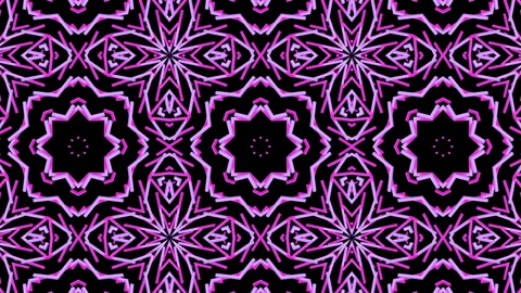 Violet turquoise animated patterns. abstraction moving screensaver. 3d render Stock Footage 102292803