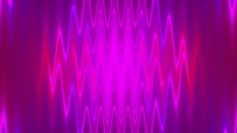 Violet wave neon Illustrazione stock
