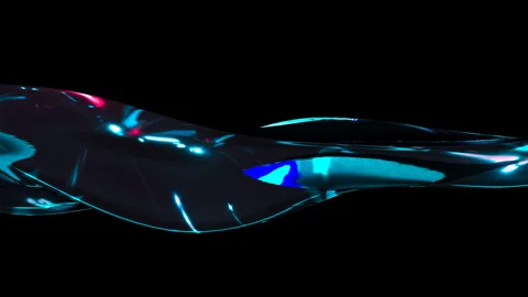 Violet waves motion graphic Stock Footage 242480729