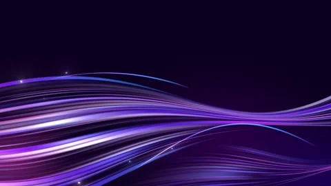 Violet waves. Wavy purple lines on blue background. Lines abstract. Wave pa.. Video stock 317404661