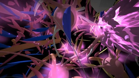 Violet World 4K 02 Stock Footage 109409476