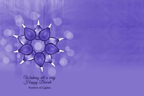 Violet10lampsDecorativeBackground Stock Illustration