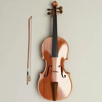 Violin 3D Model
