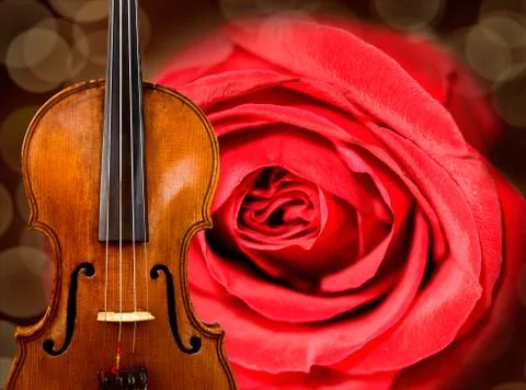 Violin background Stock Illustration