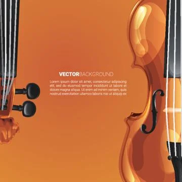 Violin Background Stockillustratie