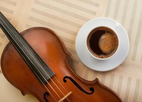 Violin background Stock Photos