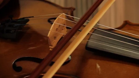 Violin being played close up Stock Footage 112753841
