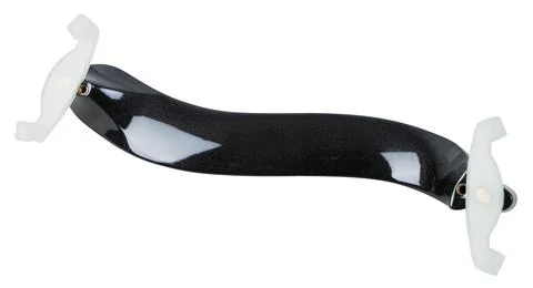 Violin black shoulder rest isolated on white Stock Photos