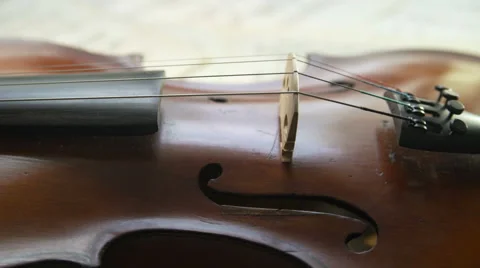 Violin body with space for title or text Stock Footage 65418648