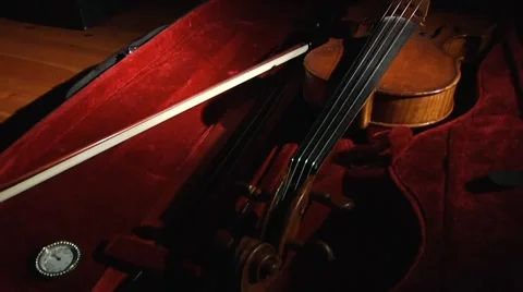 Violin in a Case 库存影片 56908984