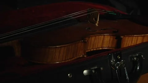Violin in a Case  库存影片 56908993