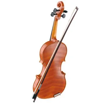 Violin classical with bow Illustrazione stock