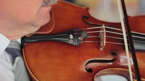 Violin close up Stockbeeldmateriaal 57816091