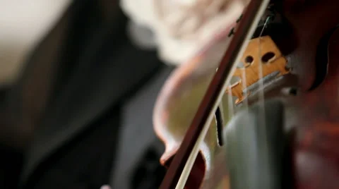 Violin closeup Stock Footage 46534042