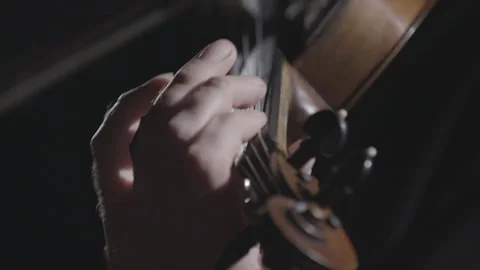 Violin Closeup Stock Footage 154313925