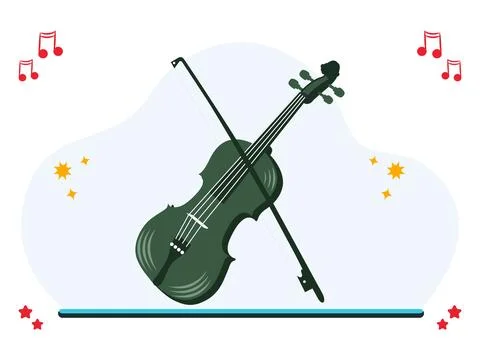Violin Concept Illustration Stock-Illustration