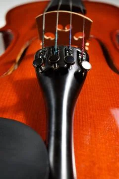 Violin deck old violin deck with strings close-up Copyright: xZoonar.com/A... Foto stock