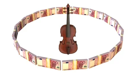 Violin euro loop Video stock 86442270