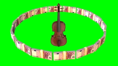 Violin euro loop Stock Footage 86443543