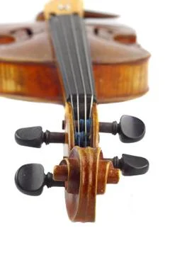 Violin head Stock Photos