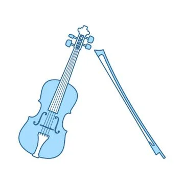 Violin Icon Stock Illustration