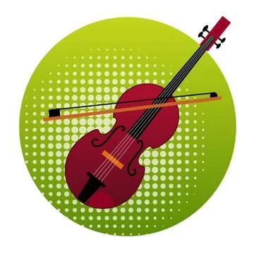 Violin Icon Music Instruments Concept イラスト素材