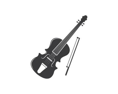 Violin icon vector illustration design Stockillustratie