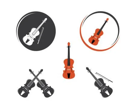 Violin icon vector illustration design Illustrazione stock