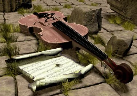 Violin Иллюстрация